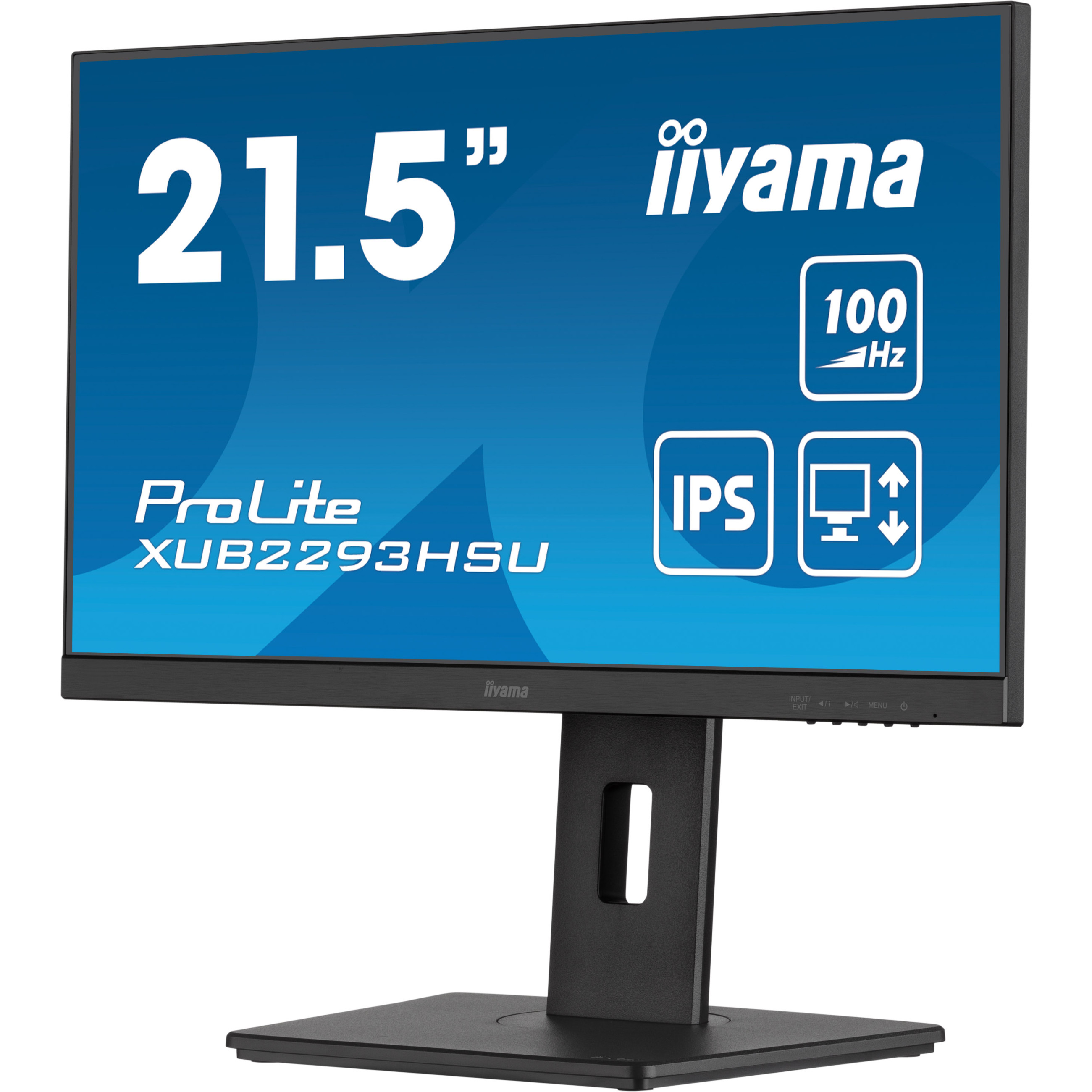 Monitor IIYAMA XUB2293HSU-B7 (21.5", Full HD, IPS, 100Hz, HDMI/DP, USB 2.0)-9