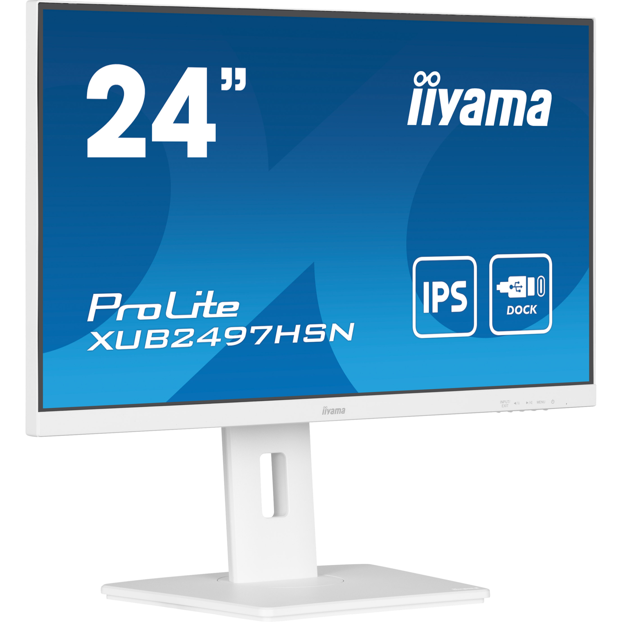 Monitor IIYAMA ProLite XUB2497HSN-W2 (24'', 1920x1080, IPS, 100 Hz, HDMI/DP/USB-C)-8