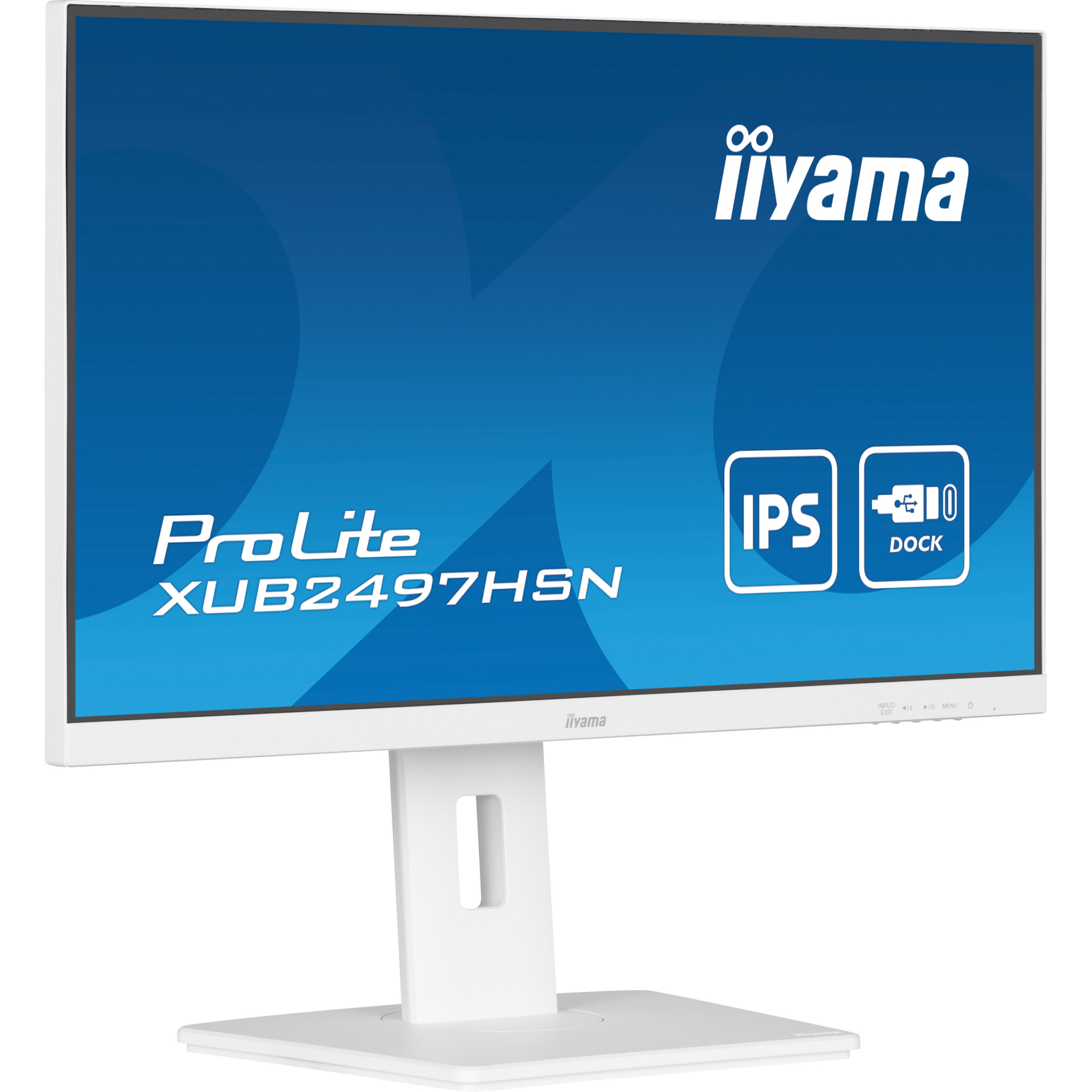 Monitor IIYAMA ProLite XUB2497HSN-W2 (24'', 1920x1080, IPS, 100 Hz, HDMI/DP/USB-C)-9