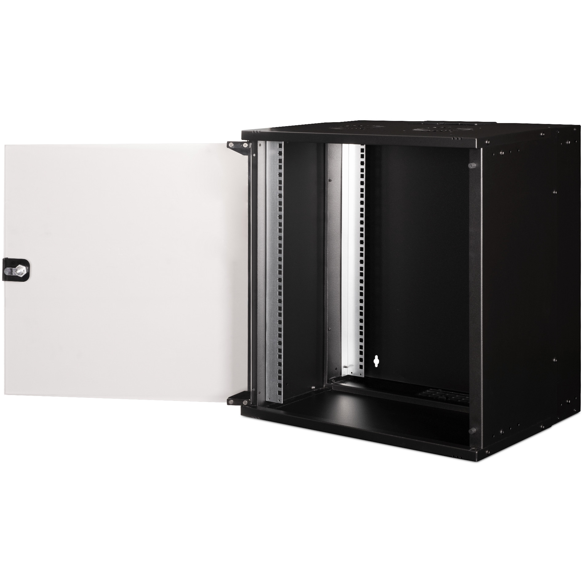 Rack Digitus SOHO PRO Series - 12U (čelična konstrukcija, nosivost do 60 kg, montaža na zid, zaključavanje staklenih vrata, ugrađeni ventilacijski sustav)-7