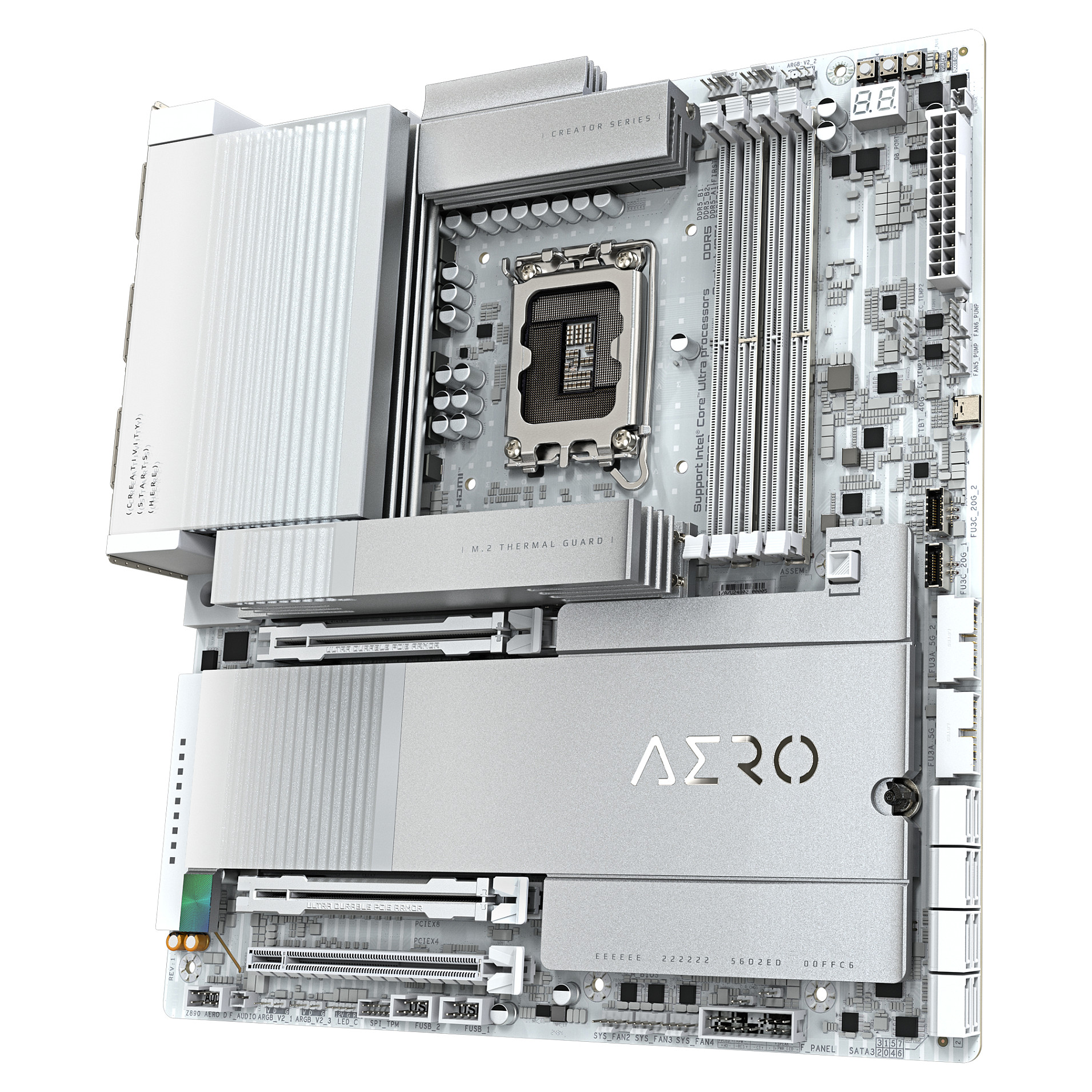 Matična ploča GIGABYTE Z890 AERO D (ATX, LGA1851 Socket, Z890, 4 DIMM utora, PCIe 4.0/5.0, 2.5 Gigabit Ethernet)-4