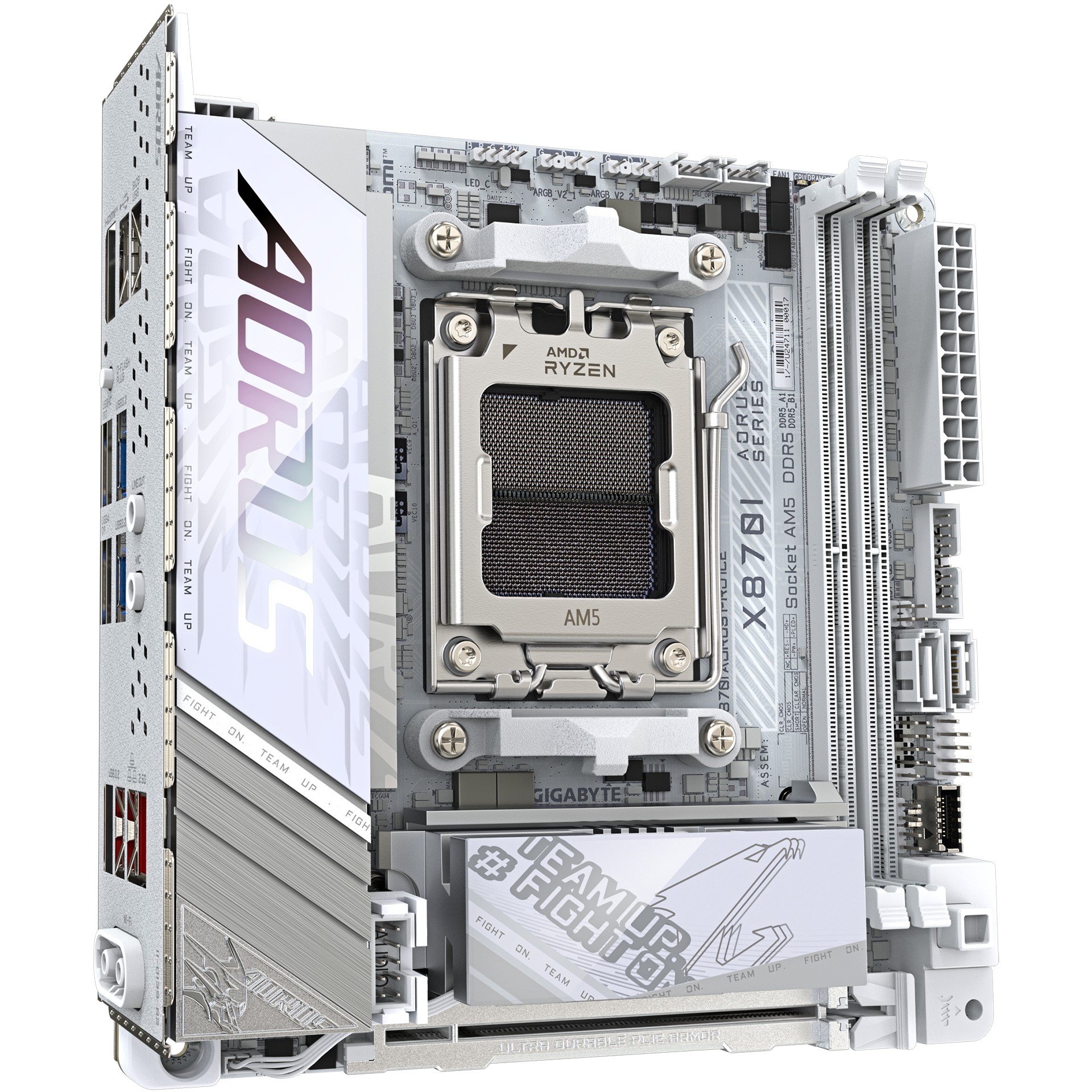 Matična ploča GIGABYTE AORUS X870I PRO ICE (Socket AM5, AMD X870, DDR5 SDRAM, USB 4.0, 2.5 Gigabit Ethernet)-2