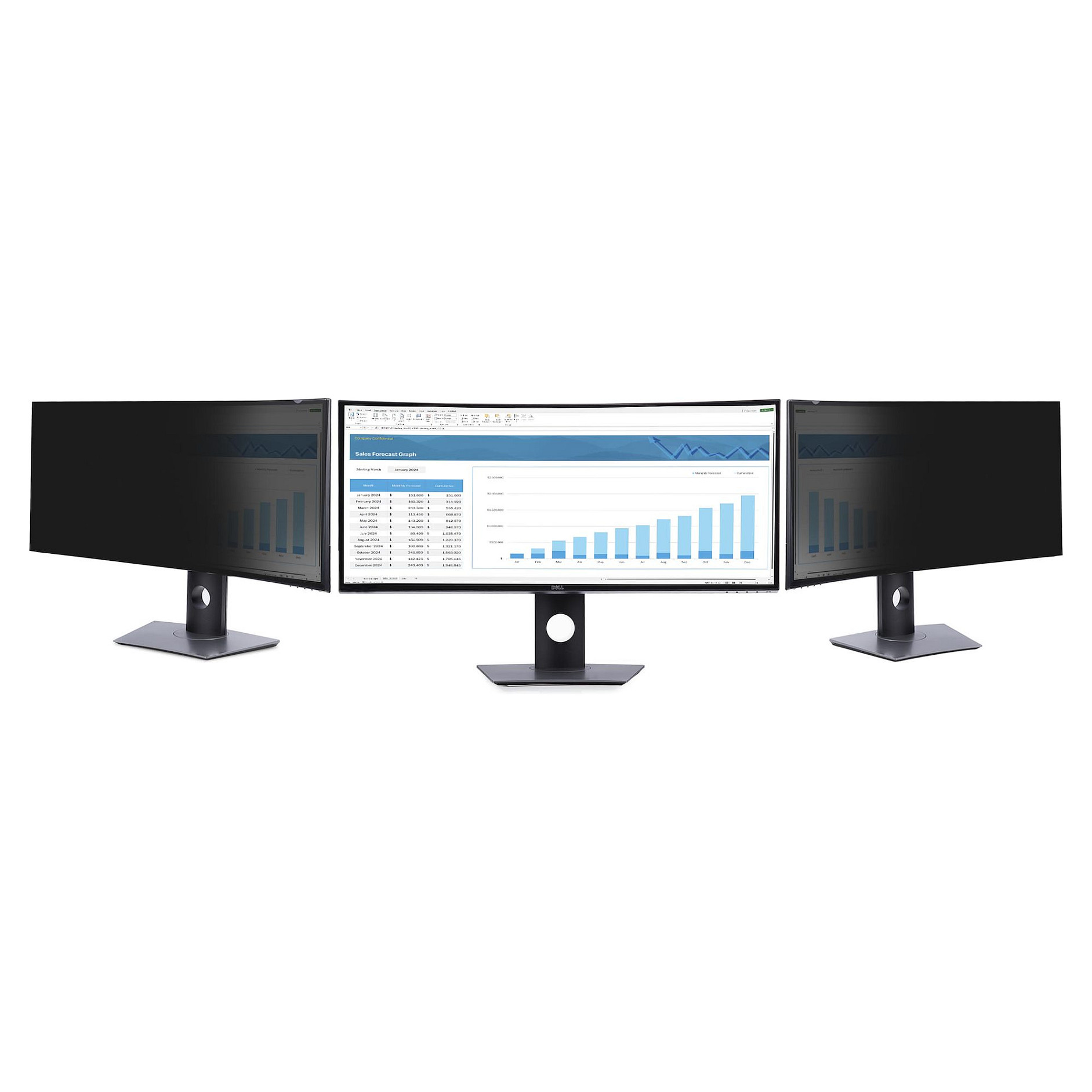 Dis Acc STARTECH Privacy Screen for Dell P3424WE (34-inch, 2-way privacy, fingerprint-resistant, reduces blue light 51%, 65% light transmittance)-5