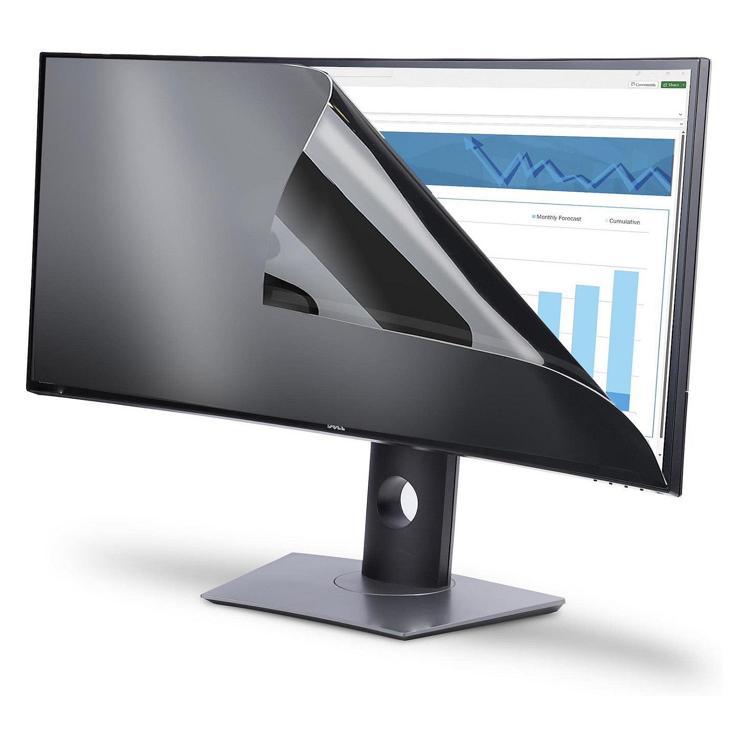 Dis Acc STARTECH Privacy Screen for Dell P3424WE (34-inch, 2-way privacy, fingerprint-resistant, reduces blue light 51%, 65% light transmittance)-6