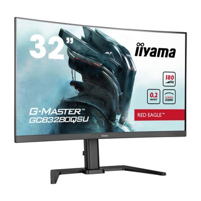 Monitor IIYAMA G-MASTER Red Eagle GCB3280QSU-B2 (32 inča, WQHD 2560 x 1440, 180 Hz, 0.2 ms, HDMI, DisplayPort, USB 3.2)