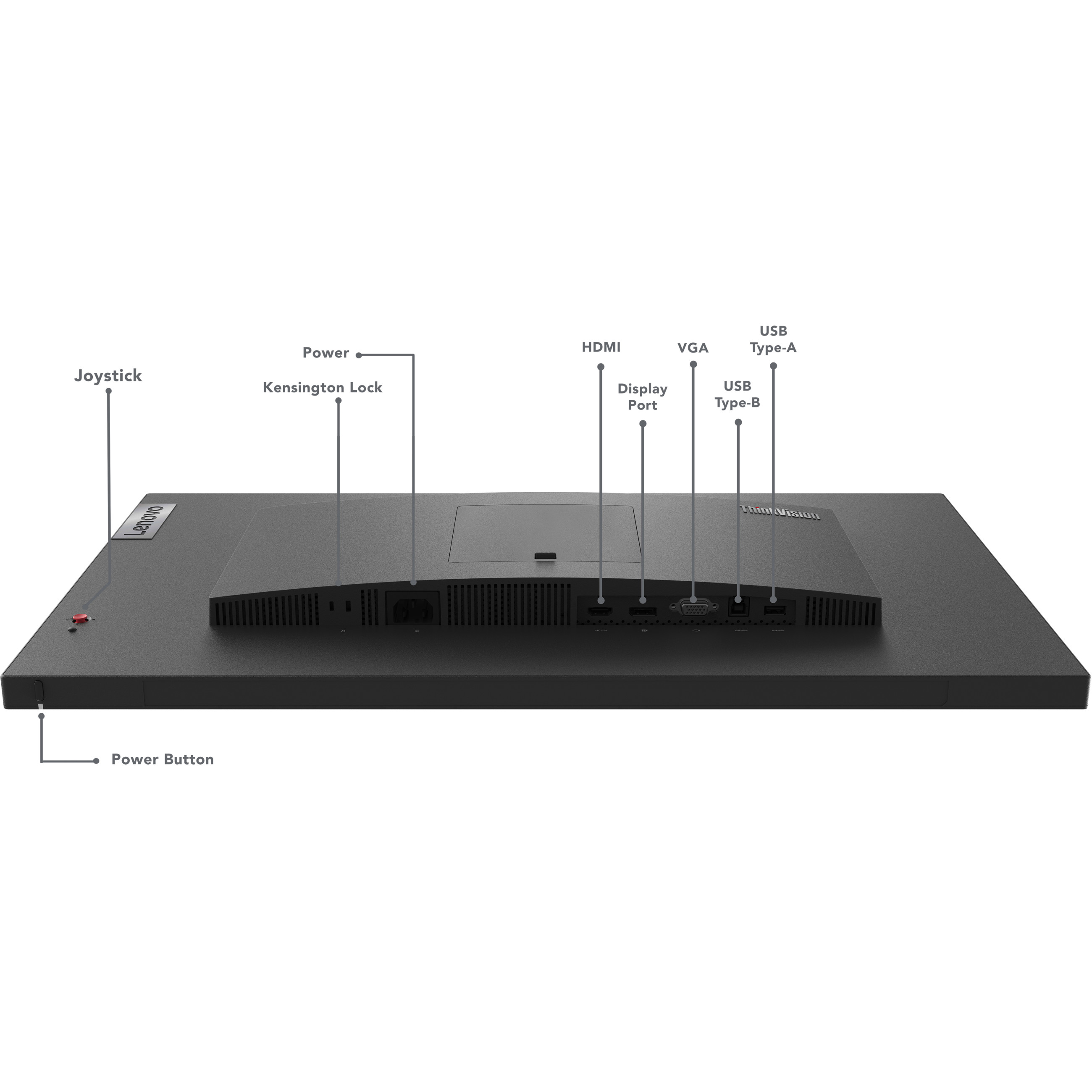 Lenovo ThinkVision T27i-30 LED display 68.6 cm (27") 1920 x 1080 pixels Full HD Black-5