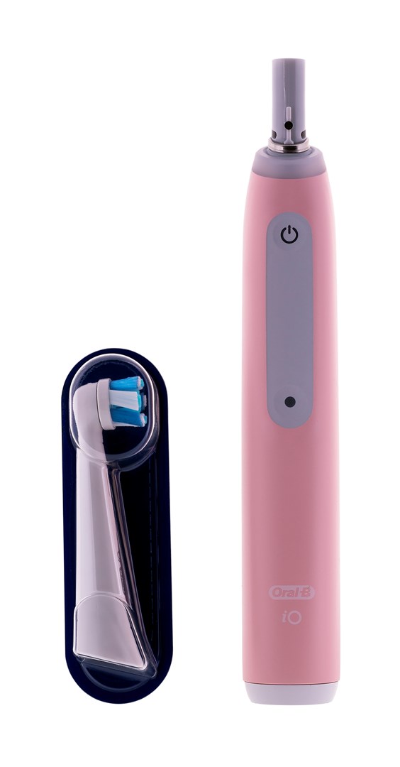 Električna četkica za zube BRAUN Oral-B iO 3 (Rotirajuća-oscilirajuća, Bluetooth, 3 načina čišćenja, Roza)-4