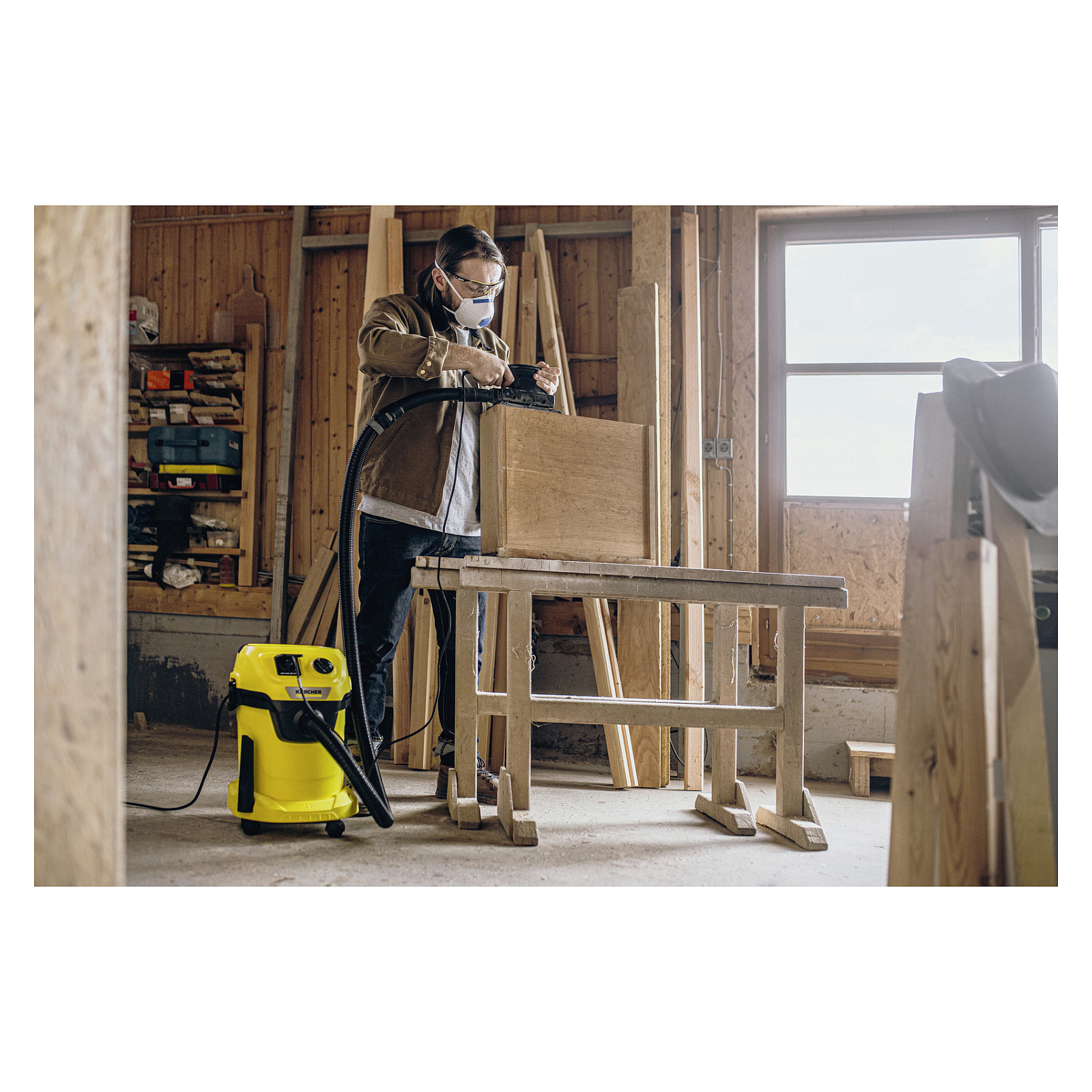 Kärcher WD 3 P V-17/4/20 Black, Yellow 17 L 1000 W-1
