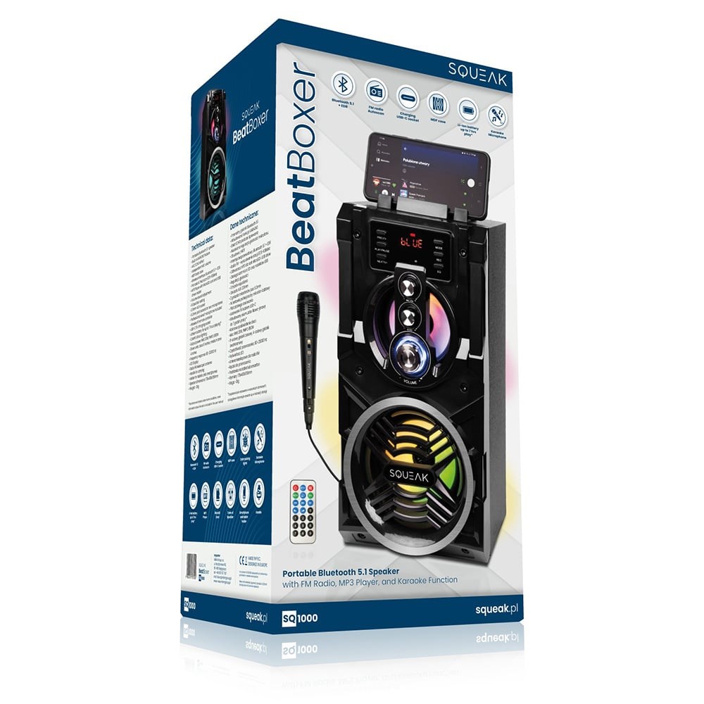 BeatBoxer Bluetooth Zvučnik s Bluetoothom i karaokeom - Zvučnik s Bluetoothom i karaokeom-4