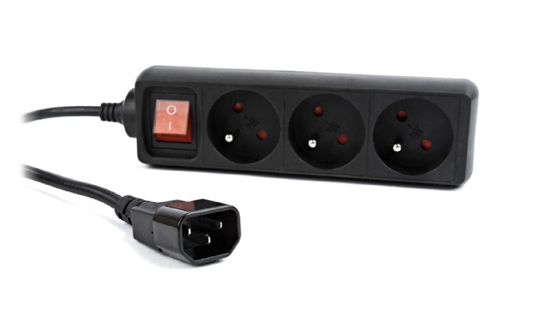 Zaštita od prenapona GEMBIRD EG-PSU3F-01 crna 3 AC utičnice 230 V 0.6 m-1