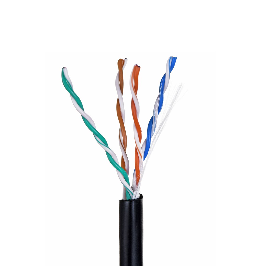 Mrežni kabel A-LAN KIU5OUTS305 (305 m, Cat5e, U/UTP) crni-1
