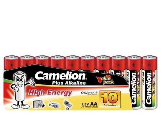 Baterije CAMELION LR6-SP10 AA/LR6 (Alkalna, 2700mAh, 240 komada)-0