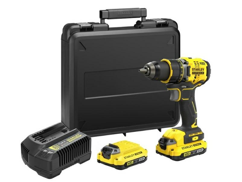 Akumulatorska bušilica STANLEY FMCD720D2K Fatmax V20 18 V 2,0 Ah-0