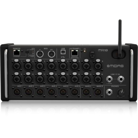 Digitalna mikseta MIDAS MR18 (18 ulaza, Wi-Fi, USB, iOS i Android kompatibilnost)-1
