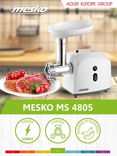 Stroj za mljevenje mesa MESKO MS 4805 (1500W)-5