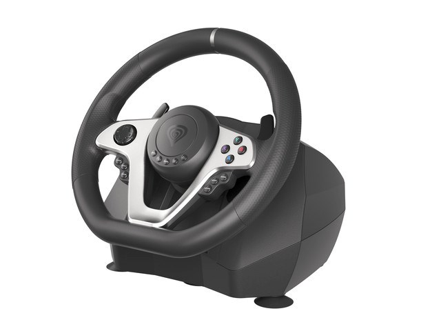 Volan s pedale GENESIS SEABORG 400 (kompatibilan s Nintendo Switch, PC, PlayStation 4, Playstation 3, Xbox 360, Xbox One, USB, crna)-10