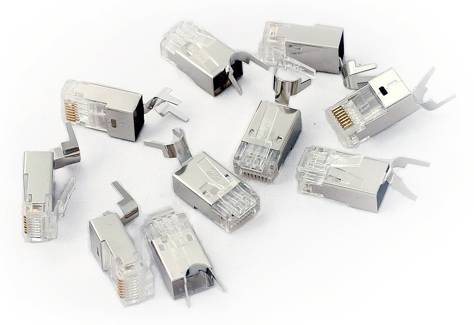 Mrežni konektor DIGITUS RJ45 Cat.6A oklopljeni (AWG 24-22, bez alata, 100 kom)