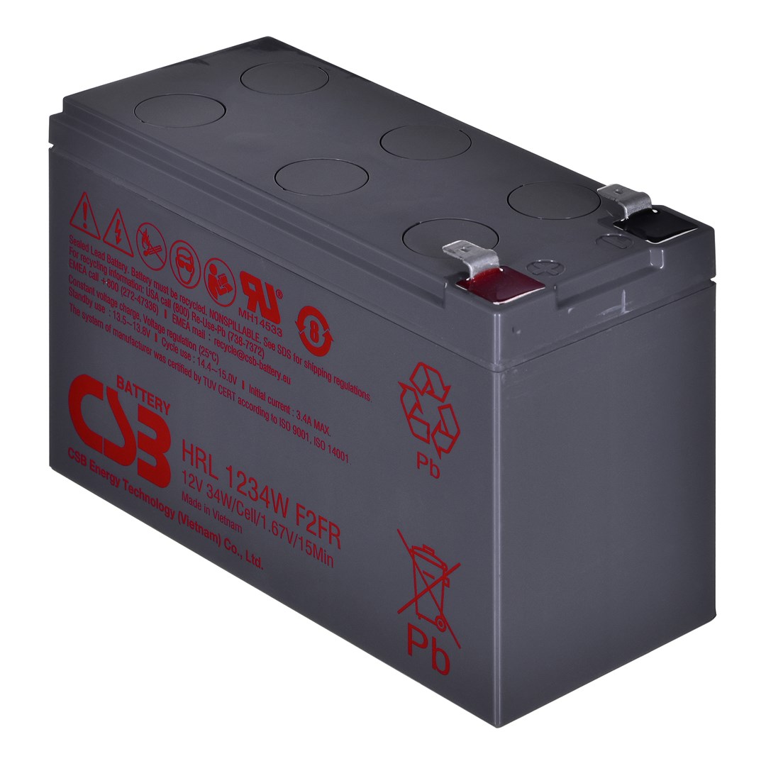 Baterija CSB HRL1234WF2FR (12V, 9Ah)-0