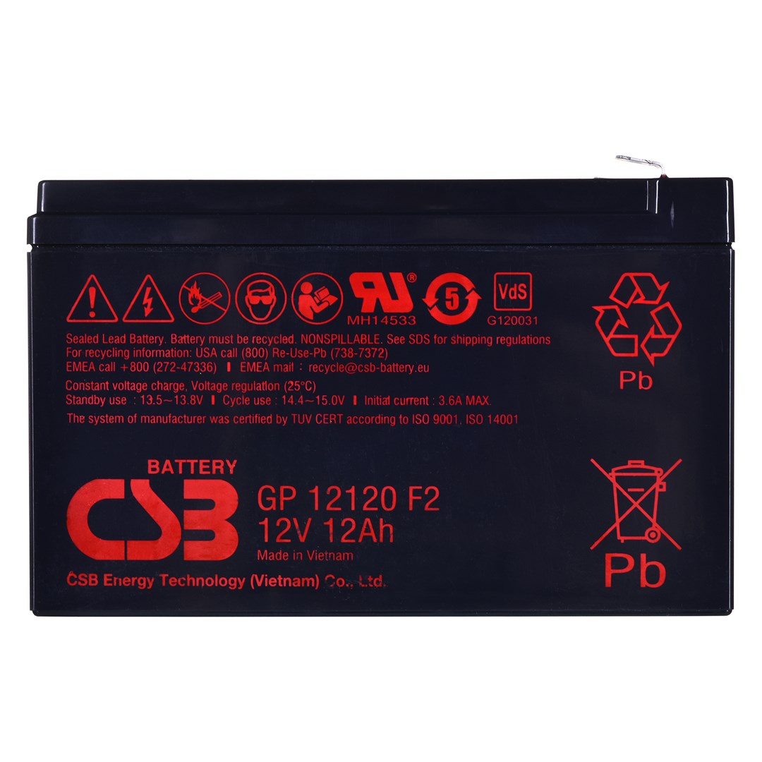 Baterija CSB GP12120F2 (12V, 12Ah)-1