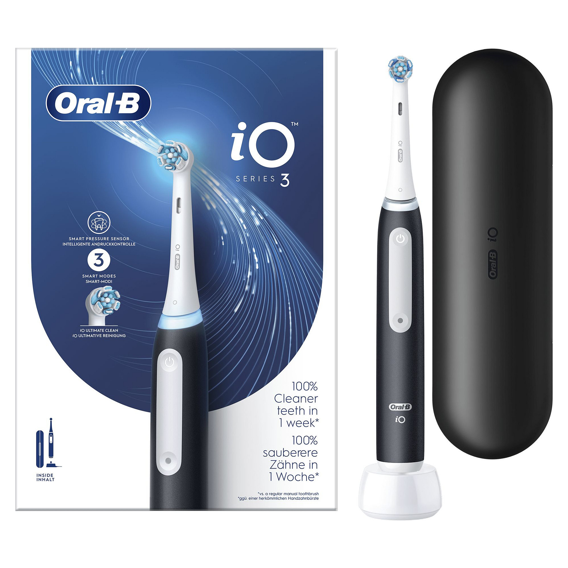 Električna četkica za zube BRAUN Oral-B iO 3 (Matt Black)-0