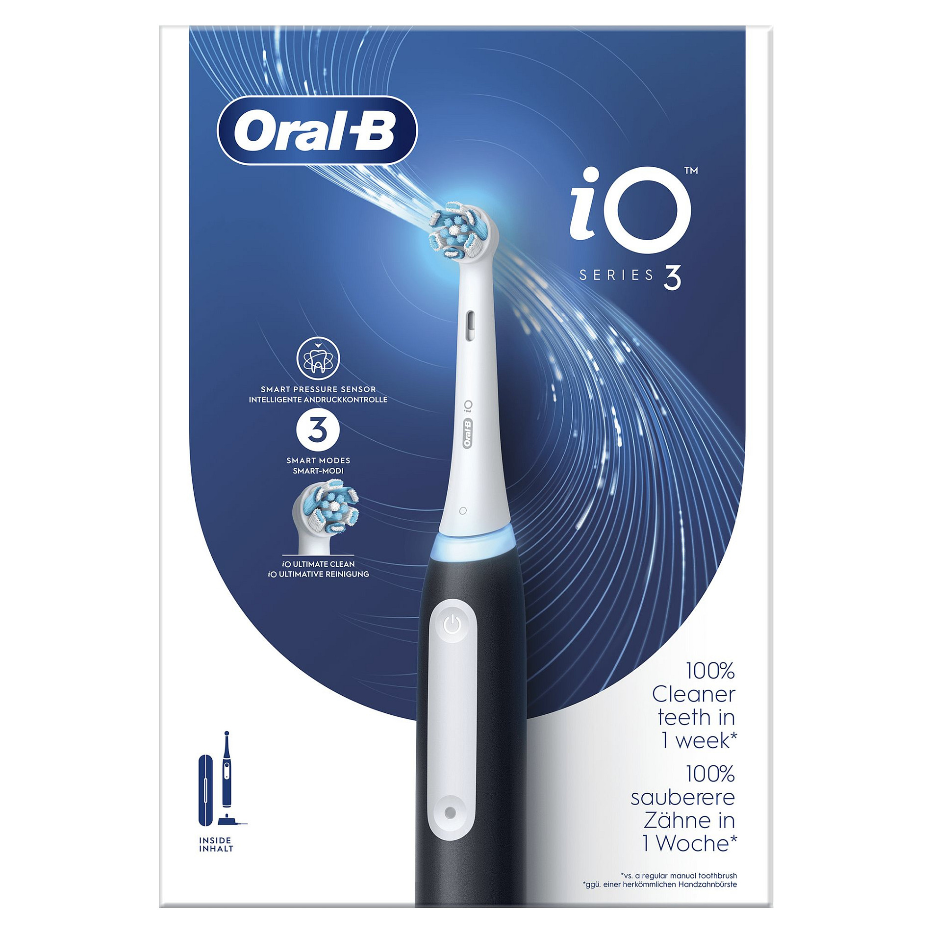 Električna četkica za zube BRAUN Oral-B iO 3 (Matt Black)-1