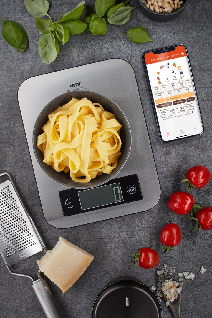 Digitalna kuhinjska vaga GEFU SCORE G-21930 (do 5 kg, crna boja)-1