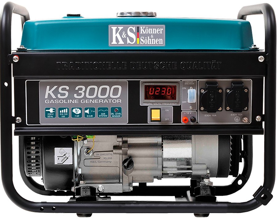 Benzinski generator KÖNNER & SÖHNEN KS 3000 (2.6KW, 230V)-1