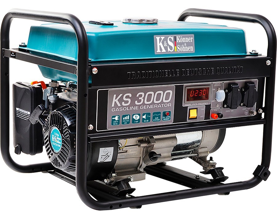 Benzinski generator KÖNNER & SÖHNEN KS 3000 (2.6KW, 230V)-0