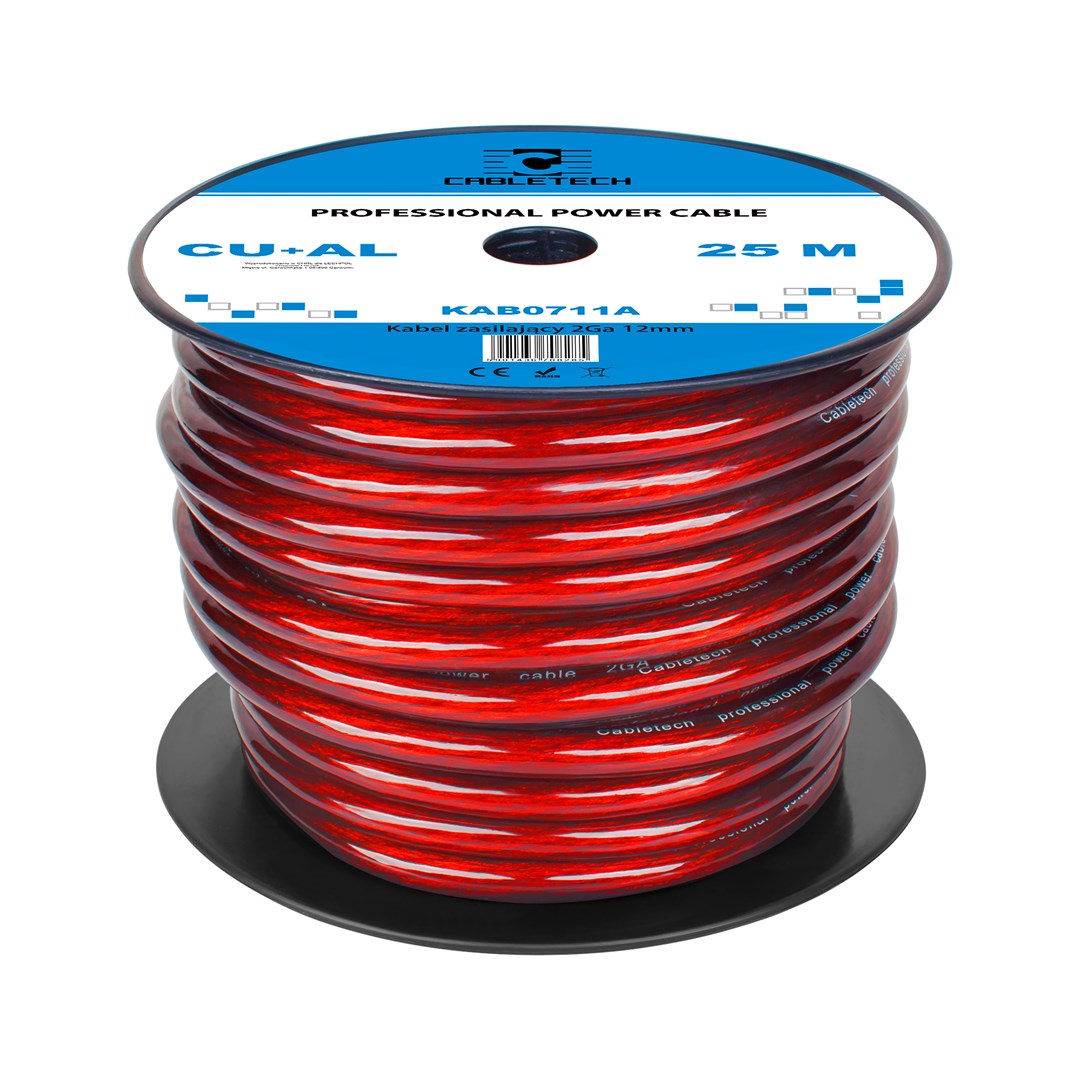 Cabletech automobilski kabel za napajanje 2Ga 12mm (CCA)-0