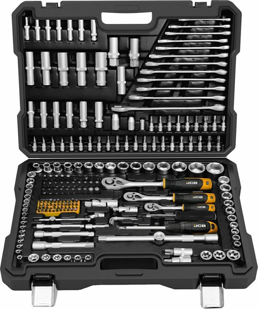 Set ključeva JCB WRENCH SET 216pcs. 1/2" 3/8" 1/4" (216 komada, veličine 1/2", 3/8", 1/4")-0