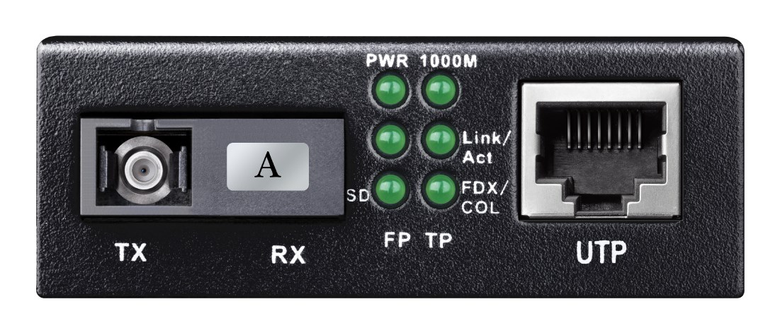 Media Converter CUDY MC100GSB-40A (1000 Mbit/s, Gigabit Ethernet, SC, crna boja)-2