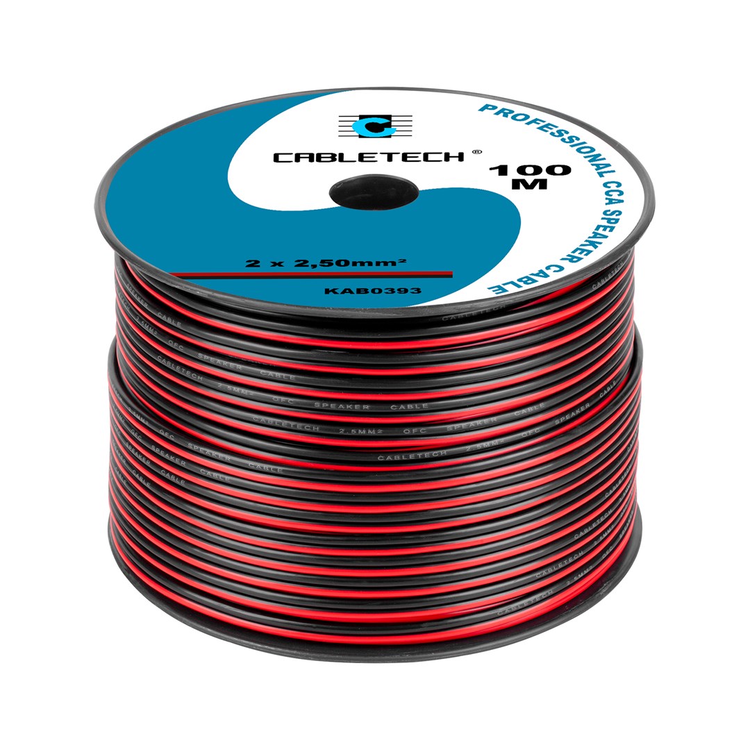 CCA Speaker Cable 2.5mm black-red-1