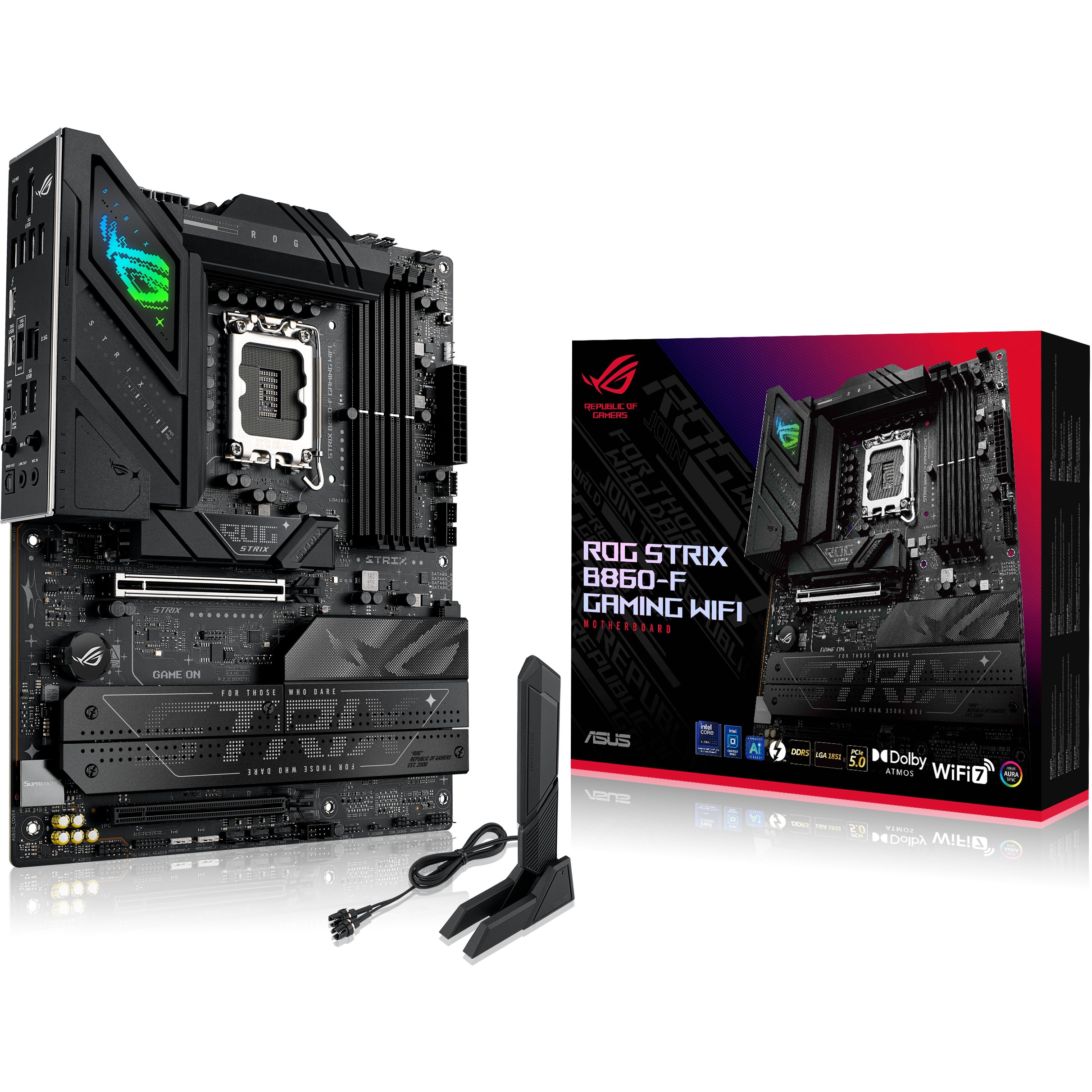 Matična ploča ASUS ROG STRIX B860-F GAMING WIFI (Intel B860, LGA 1851, ATX)-0