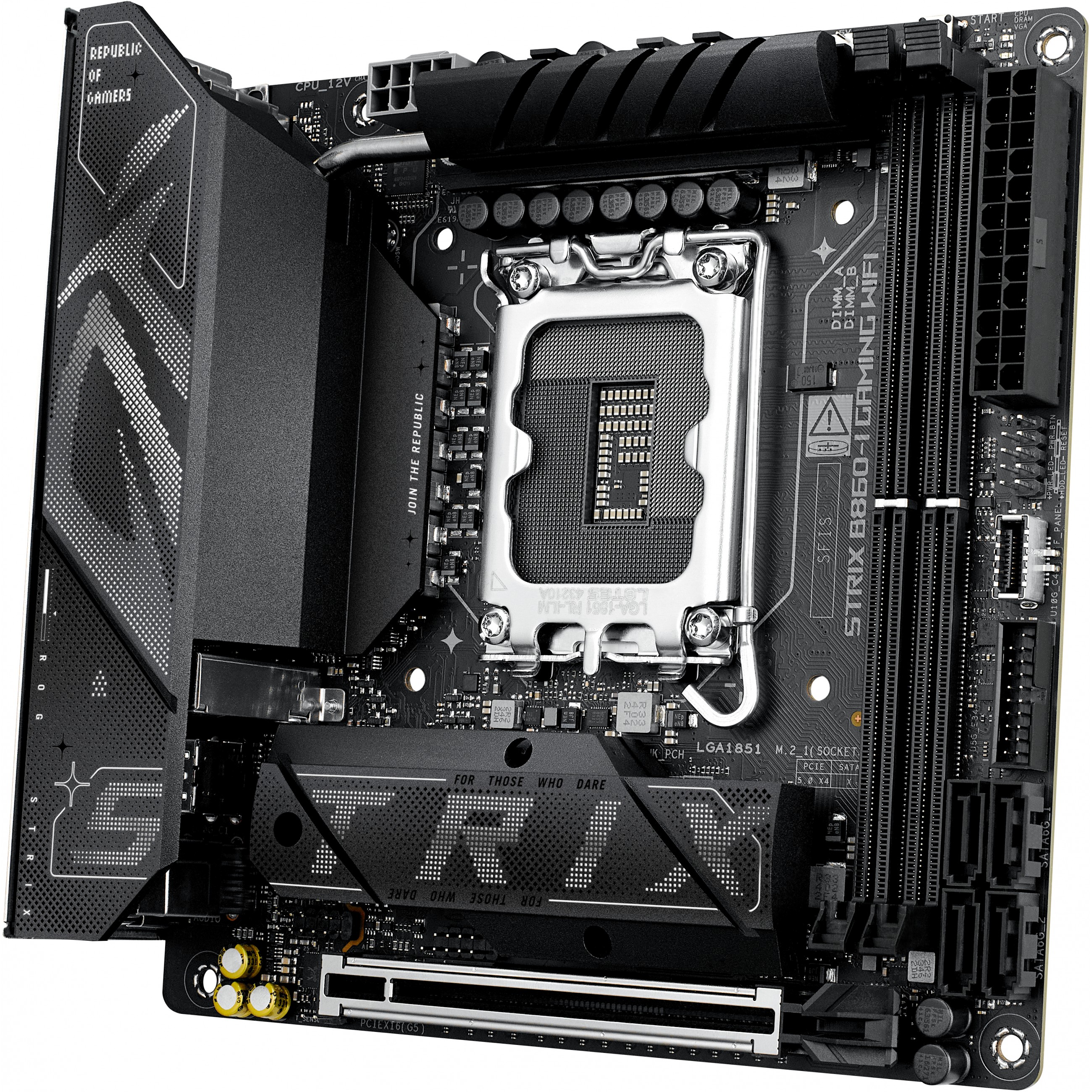 Matična ploča ASUS ROG STRIX B860-I GAMING WIFI (Intel B860, LGA 1851, mini ITX)-3