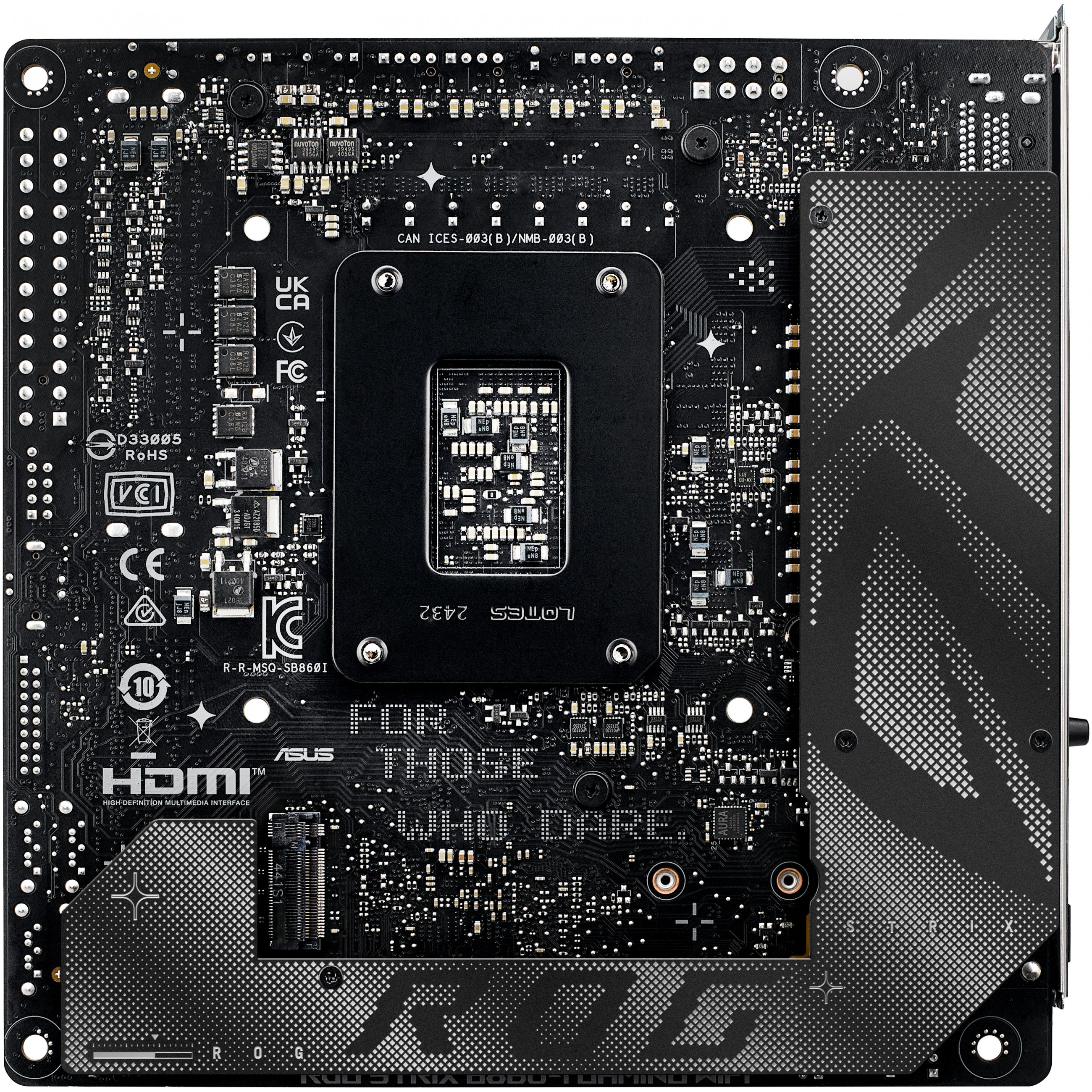 Matična ploča ASUS ROG STRIX B860-I GAMING WIFI (Intel B860, LGA 1851, mini ITX)-5
