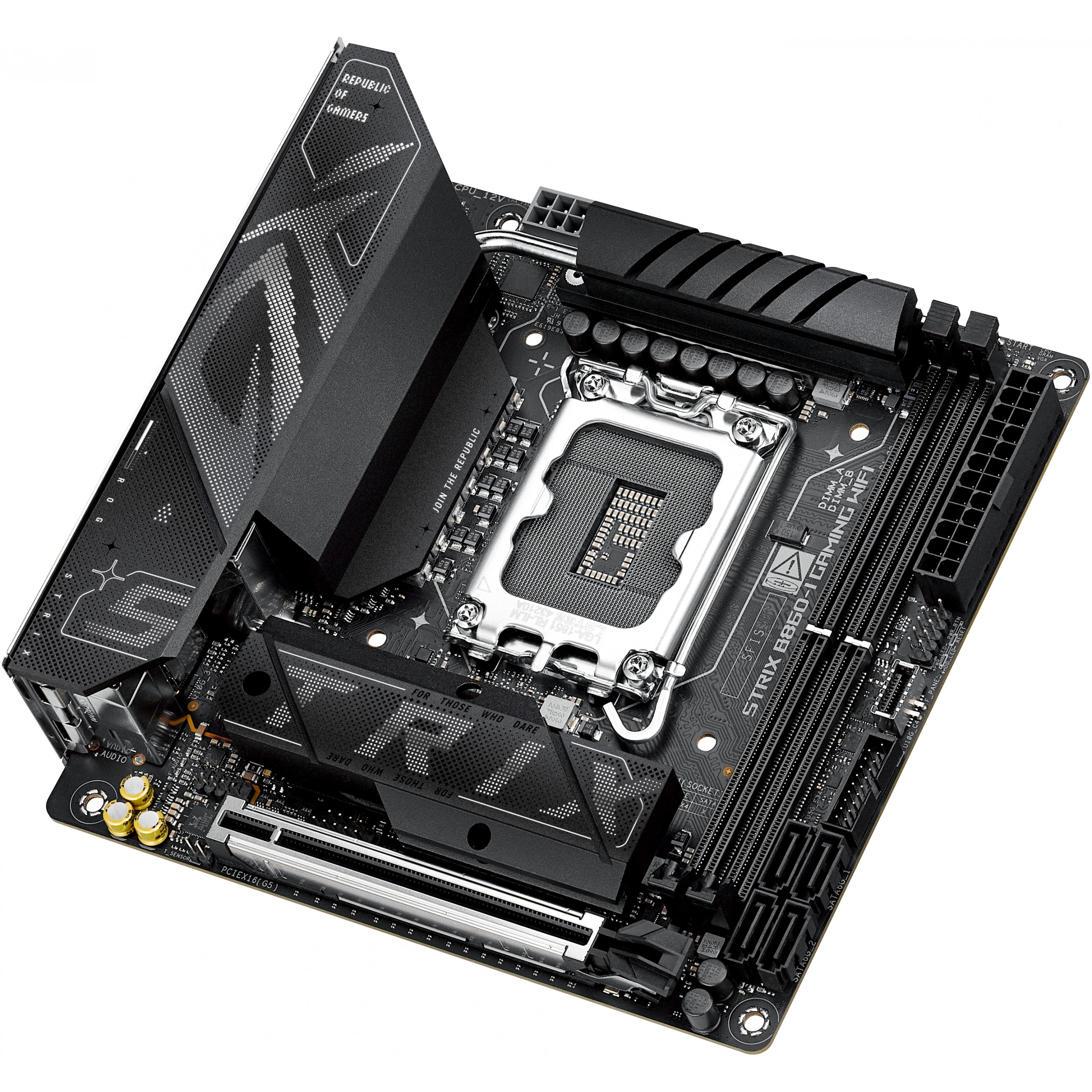 Matična ploča ASUS ROG STRIX B860-I GAMING WIFI (Intel B860, LGA 1851, mini ITX)-6