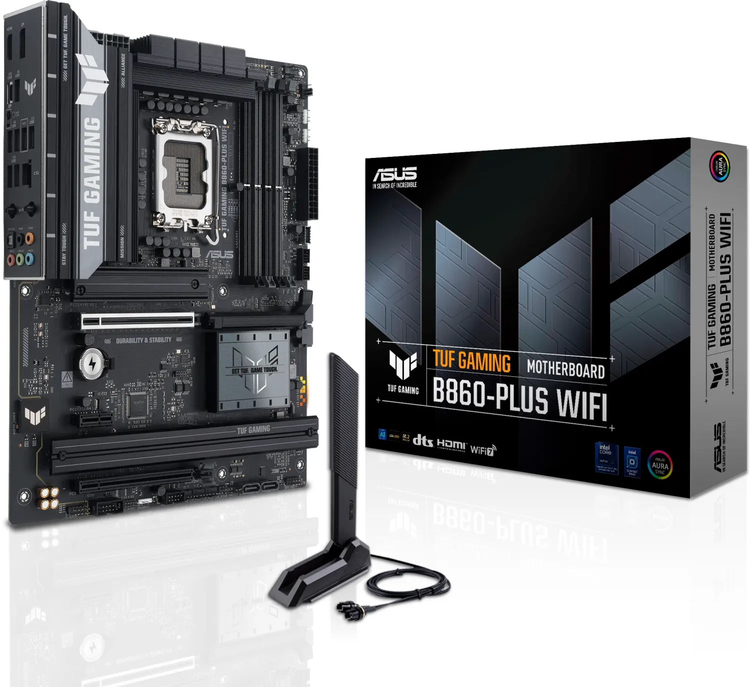 Matična ploča ASUS TUF GAMING B860-PLUS WIFI (Intel B860, LGA 1851, ATX)