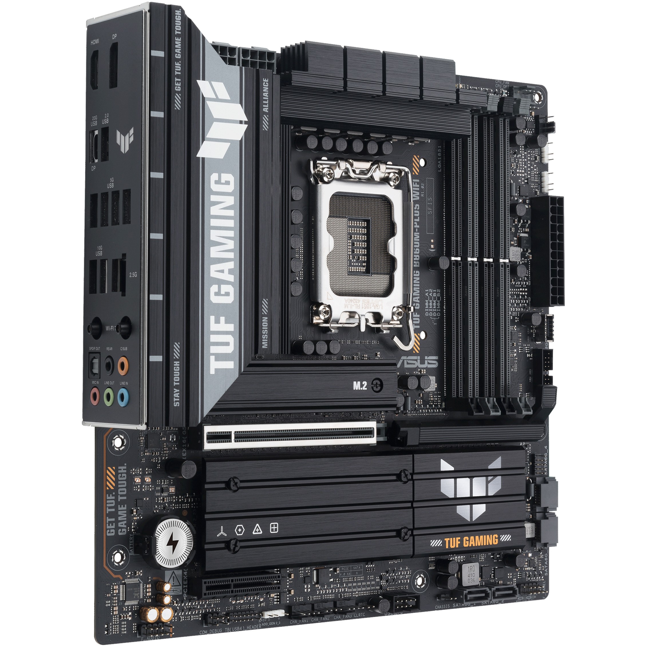 Matična ploča ASUS TUF GAMING B860M-PLUS WIFI (Intel B860, LGA 1851, micro ATX)-1
