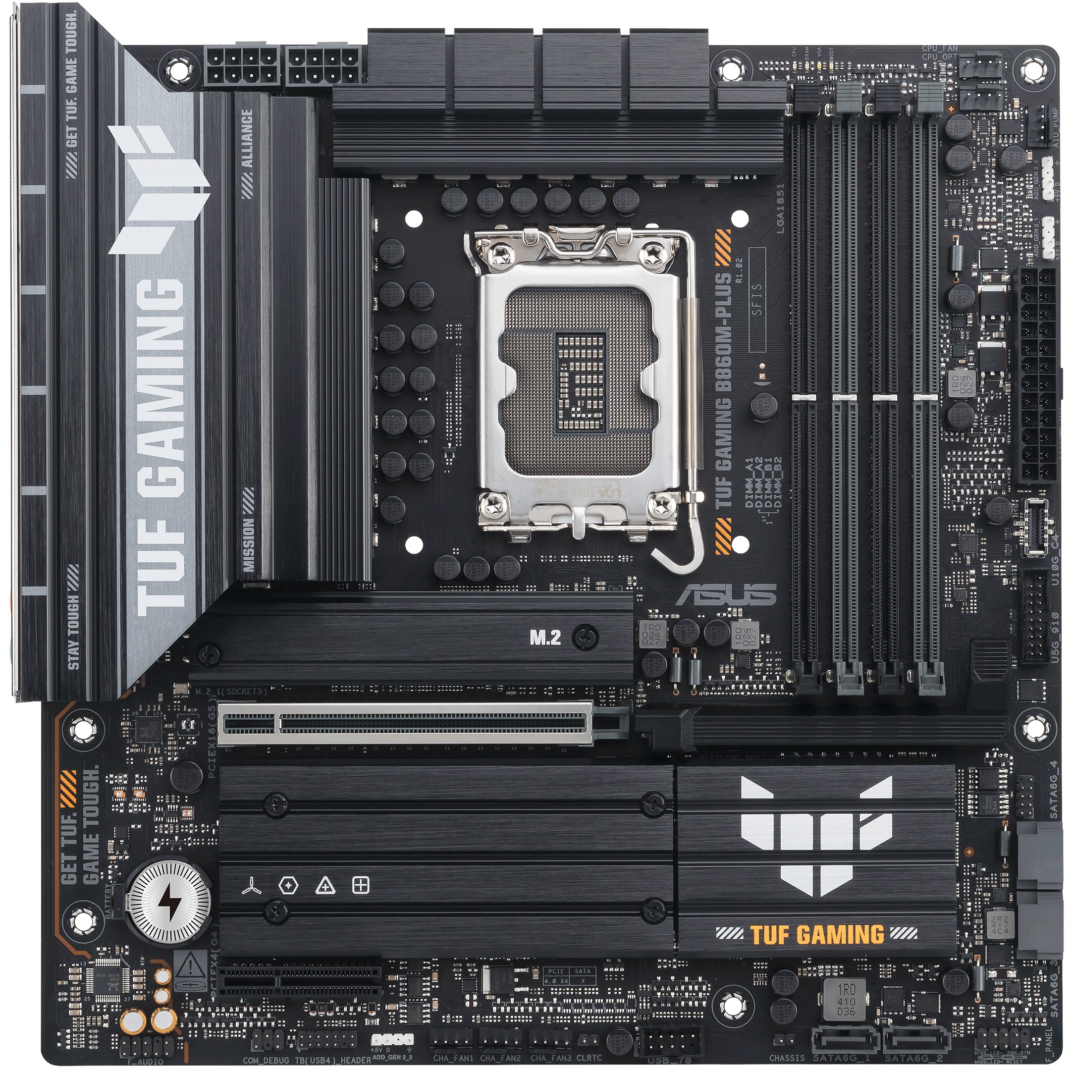 Matična ploča ASUS TUF GAMING B860M-PLUS (Intel B860, LGA 1851, micro ATX)-0