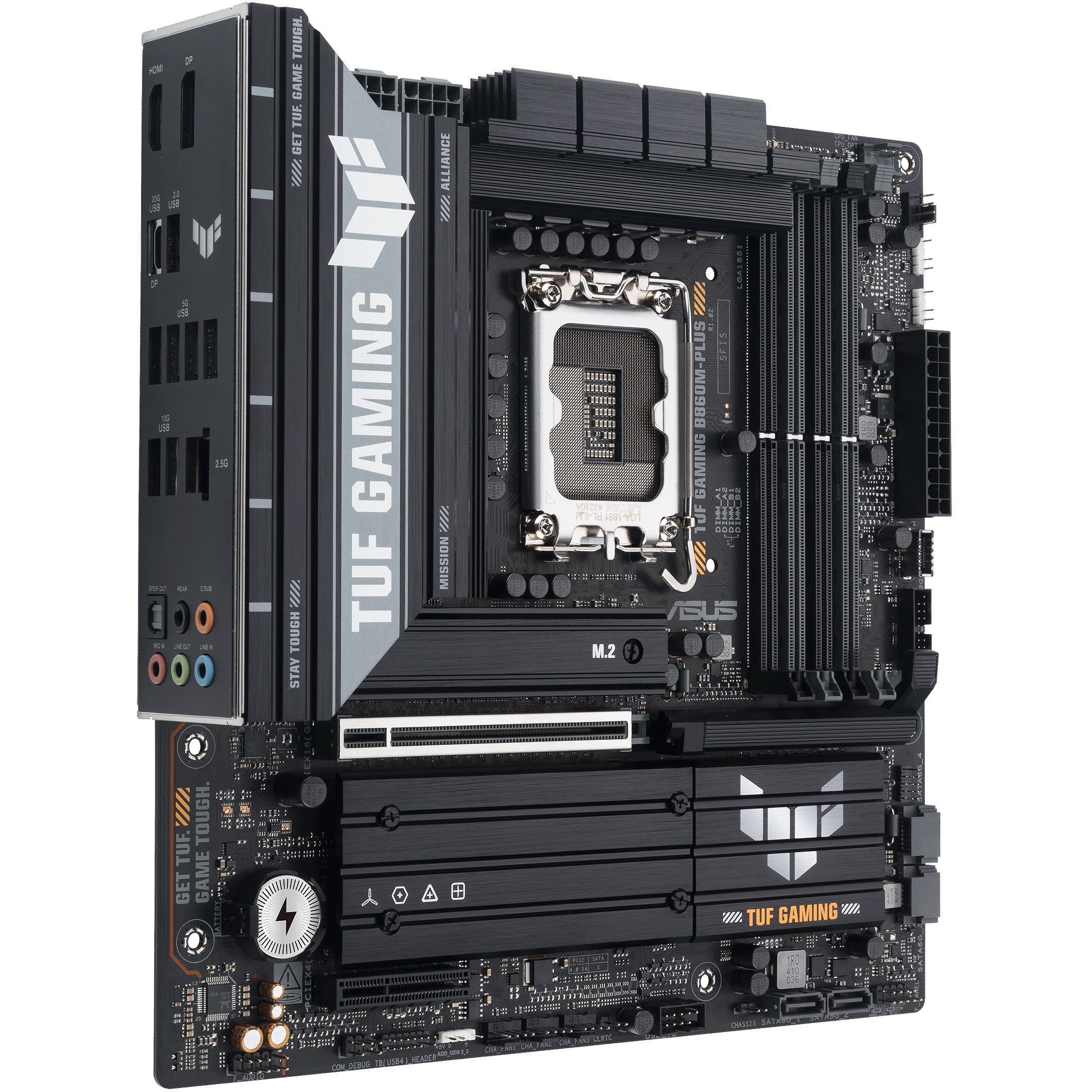 Matična ploča ASUS TUF GAMING B860M-PLUS (Intel B860, LGA 1851, micro ATX)-1