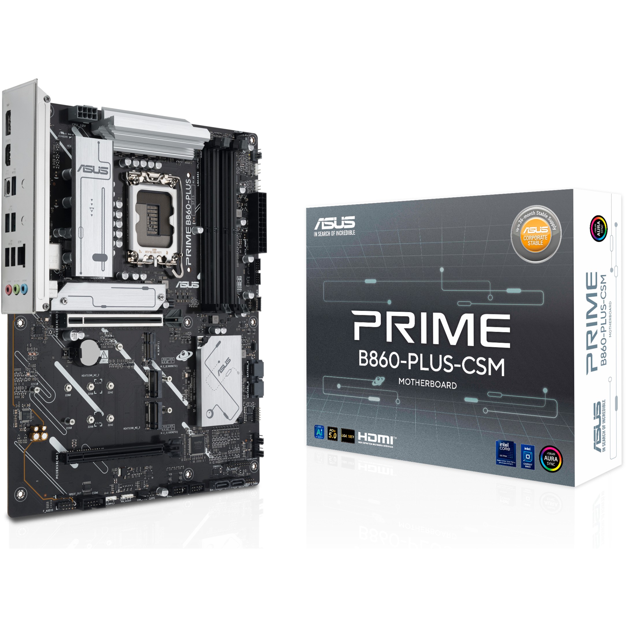 Matična ploča ASUS PRIME B860-PLUS-CSM Intel B860 LGA 1851 ATX-3