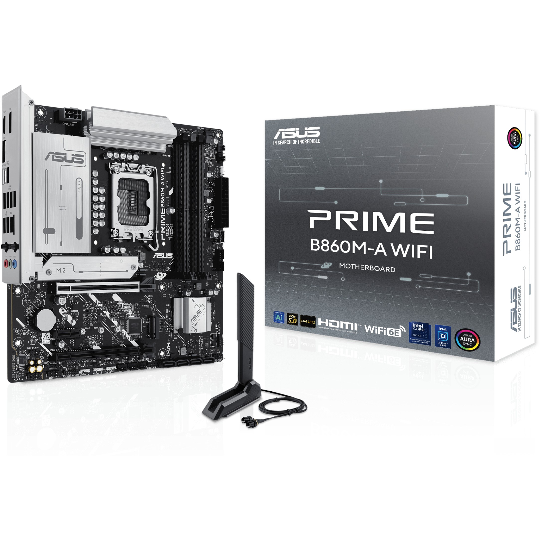 Matična ploča ASUS PRIME B860M-A WIFI (Intel B860, LGA 1851, micro ATX)