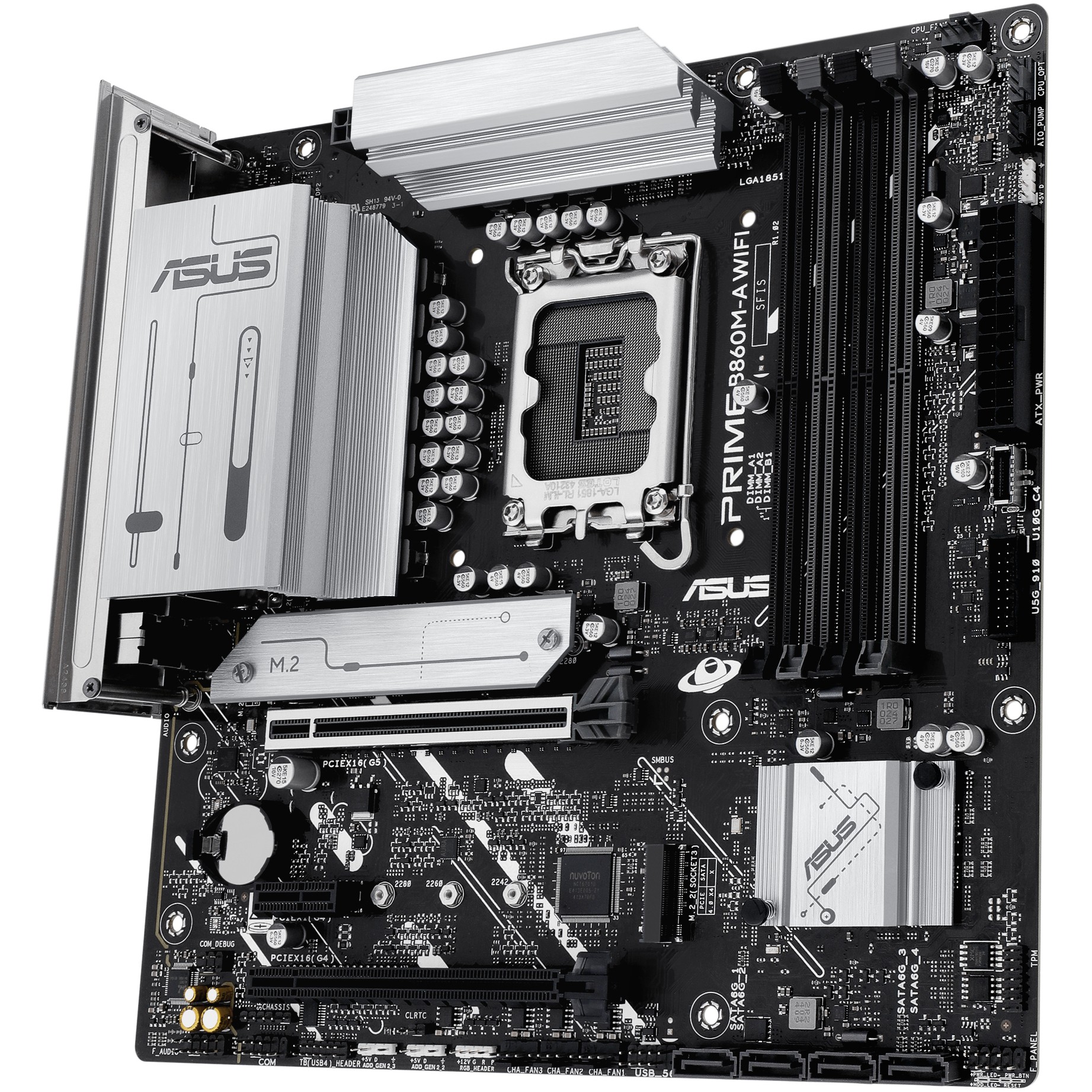 Matična ploča ASUS PRIME B860M-A WIFI (Intel B860, LGA 1851, micro ATX)-4