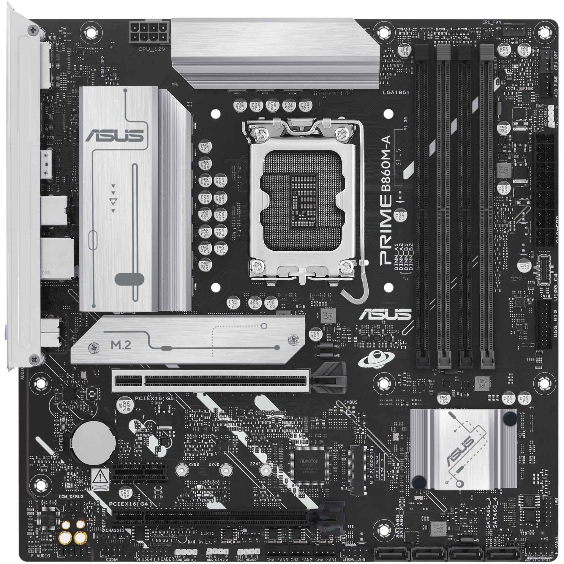 Matična ploča ASUS PRIME B860M-A-CSM Intel B860 LGA 1851 micro ATX-6