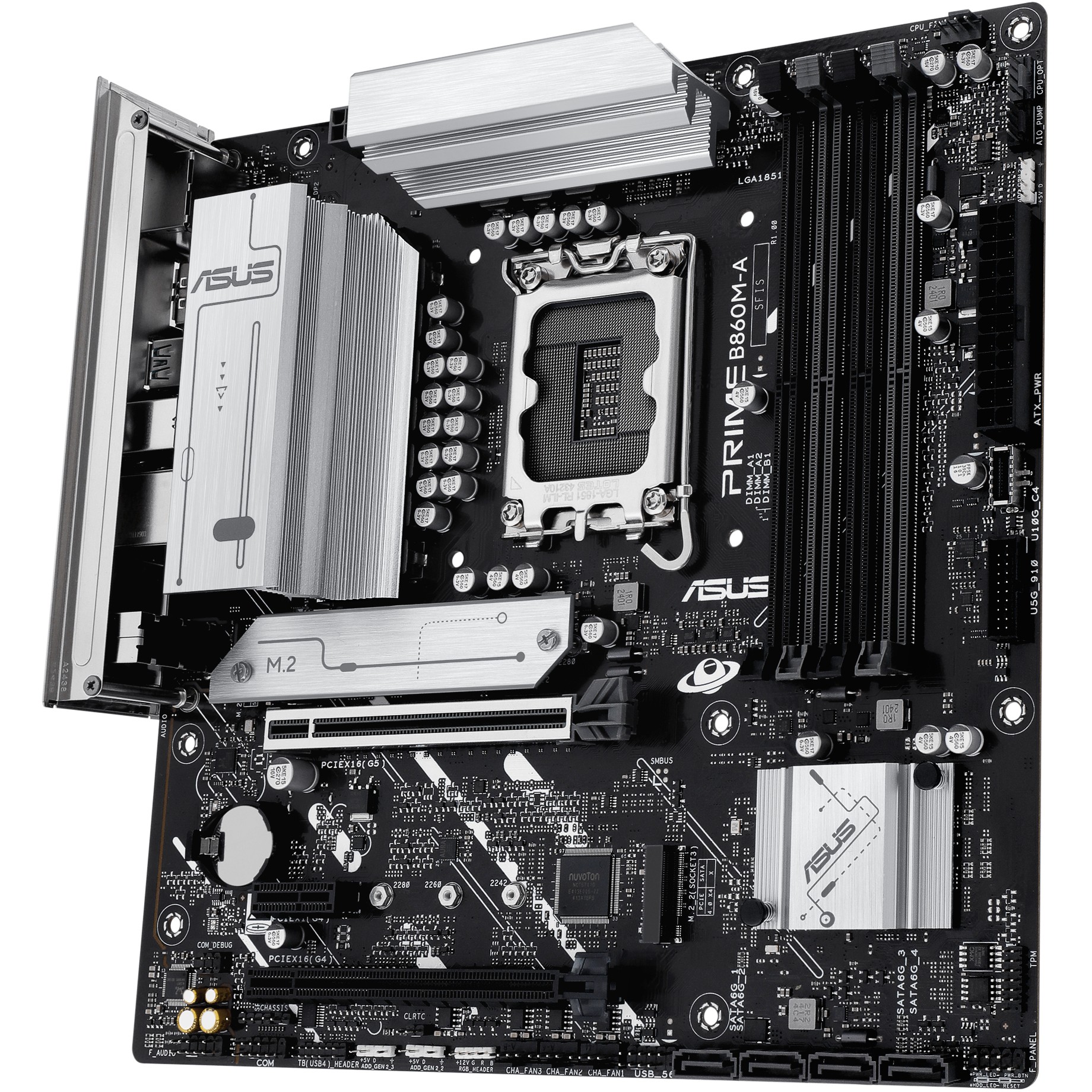 Matična ploča ASUS PRIME B860M-A-CSM Intel B860 LGA 1851 micro ATX-9