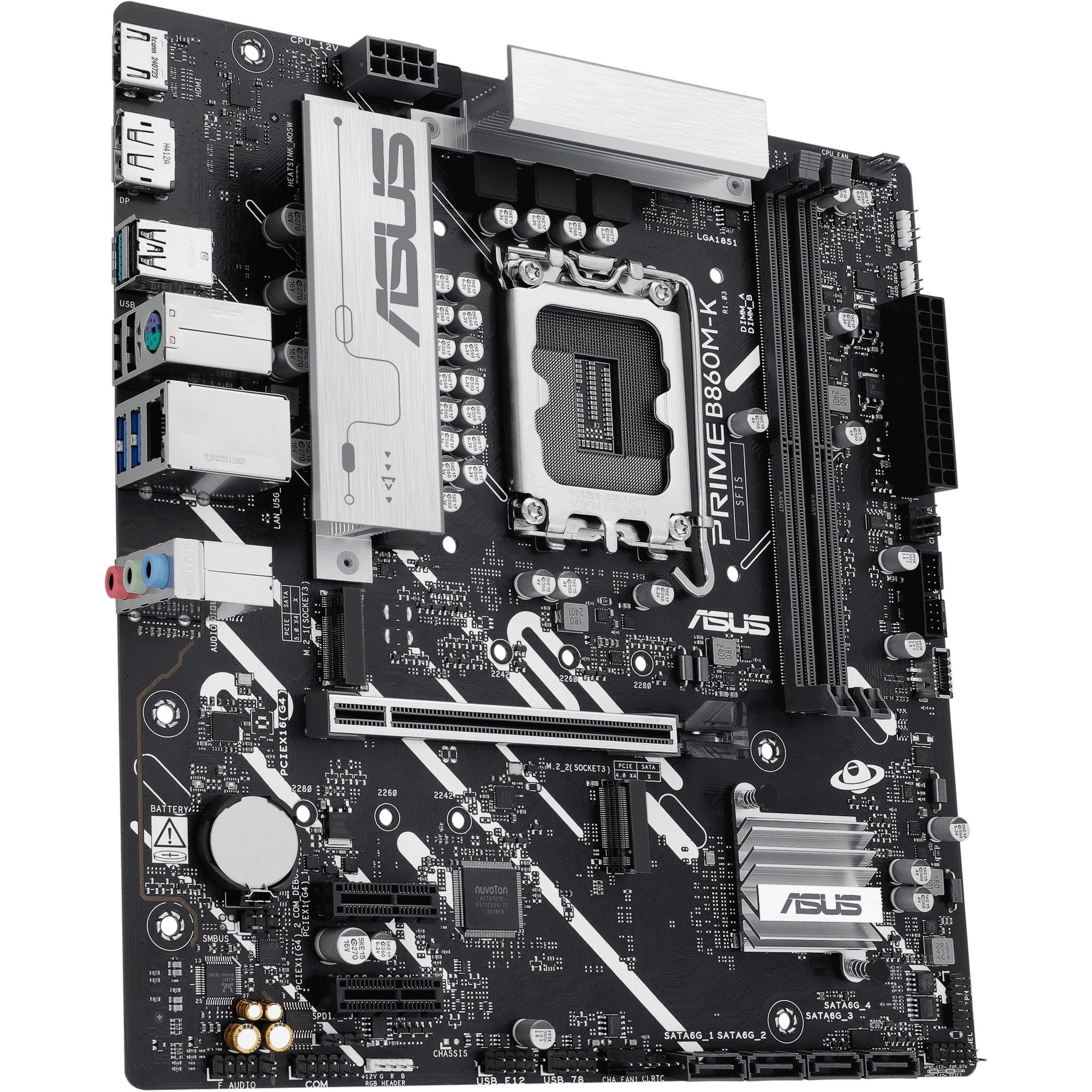 Matična ploča ASUS PRIME B860M-K (Intel B860, LGA 1851, micro ATX)-2