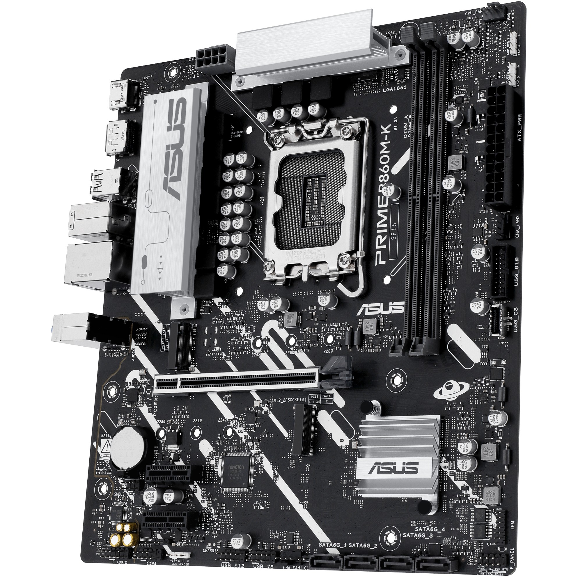 Matična ploča ASUS PRIME B860M-K (Intel B860, LGA 1851, micro ATX)-3