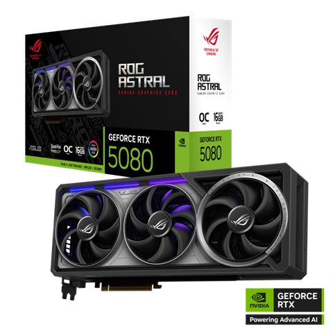 Grafička kartica ASUS ROG Astral RTX5080-O16G-GAMING (NVIDIA GeForce RTX 5080, 16 GB GDDR7, PCIe 5.0, HDMI 2.1b, 3x DisplayPort)-6