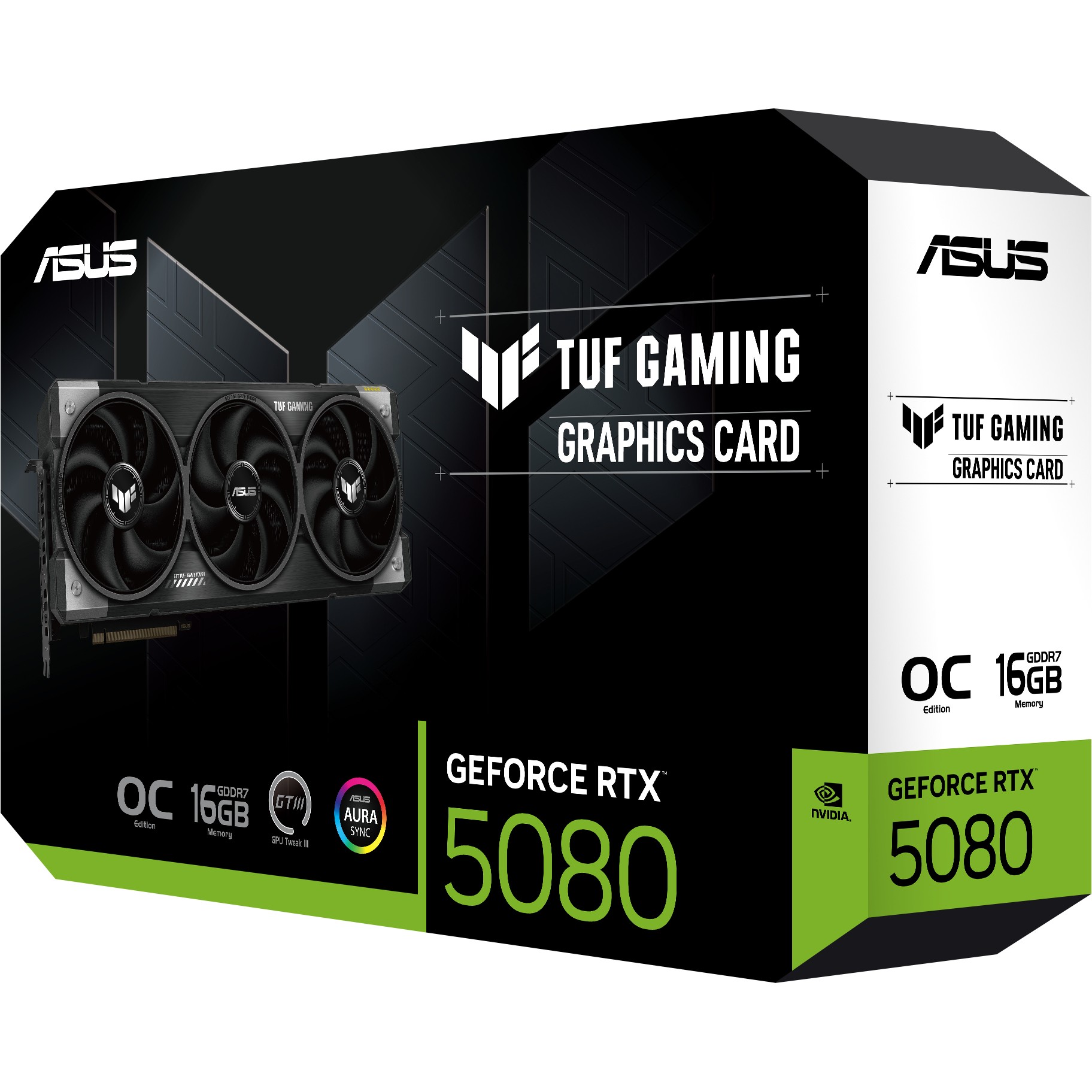 Grafička kartica ASUS TUF Gaming TUF-RTX5080-O16G-GAMING (NVIDIA GeForce RTX 5080, 16 GB GDDR7, HDMI 2.1b, PCI Express 5.0, ASUS Axial-tech hlađenje)-9