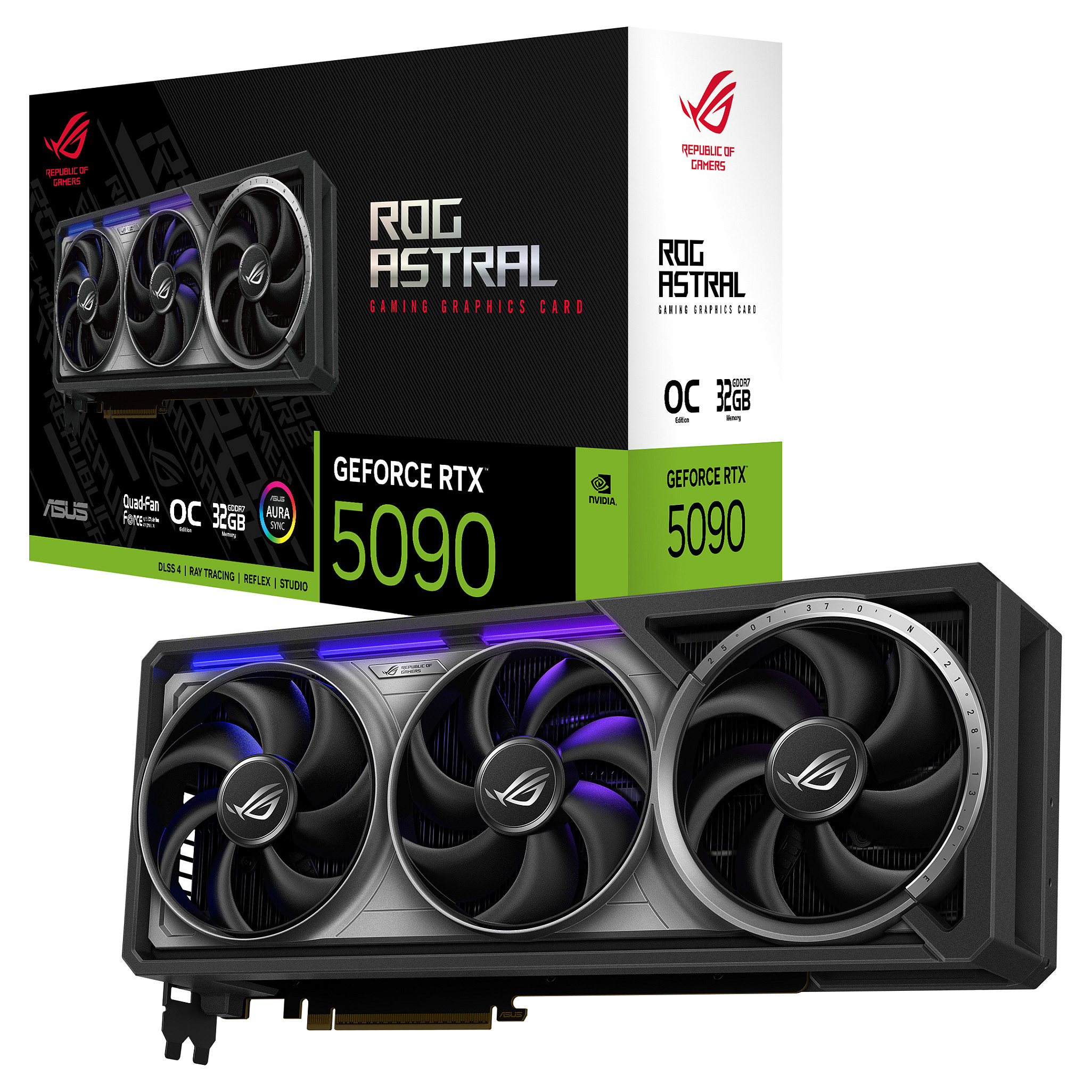 Grafička kartica ASUS ROG ASTRAL RTX5090-O32G-GAMING NVIDIA GeForce RTX 5090 32 GB GDDR7-18